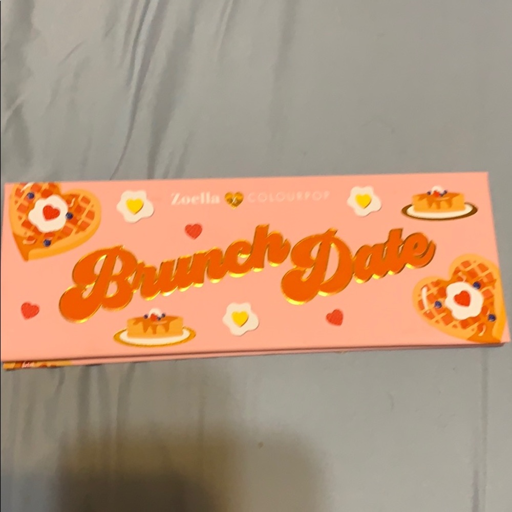 zoella x colourpop brunch date